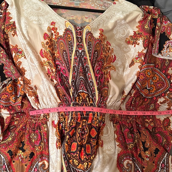 Vintage 60's Bohemian Roomy Dress - Picture 6 of 6